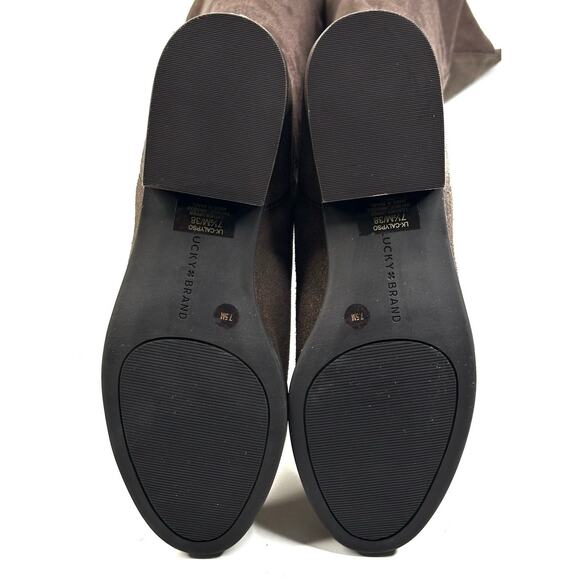 Lucky Brand Brown Over the Knee Boots - Picture 11 of 12